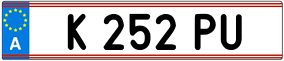 Truck License Plate